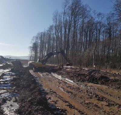 Melioracje na budowie drogi ekspresowej S3 Jawor-Bolków